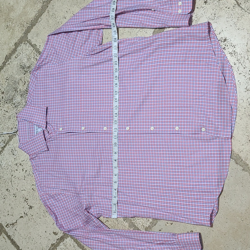 Peter Millar Summer Long Sleeve Button Down Shirt Size Large - Picture 3 of 8